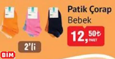 PATİK ÇORAP BEBEK